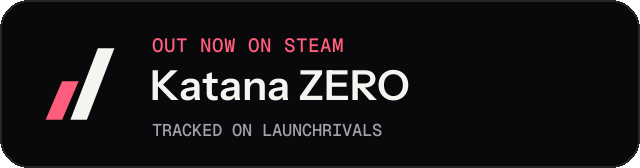 Dark launch badge for Katana ZERO
