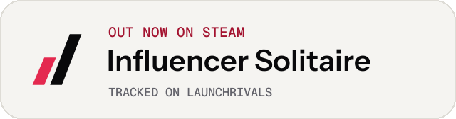 Light launch badge for Influencer Solitaire