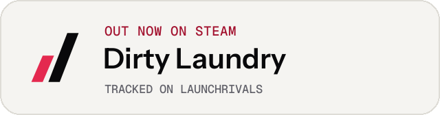 Light launch badge for Dirty Laundry