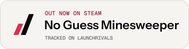 Light launch badge for No Guess Minesweeper