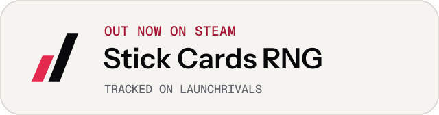 Light launch badge for Stick Cards RNG