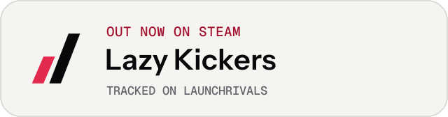 Light launch badge for Lazy Kickers