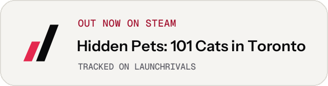 Light launch badge for Hidden Pets: 101 Cats in Toronto
