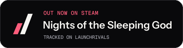 Dark launch badge for Nights of the Sleeping God