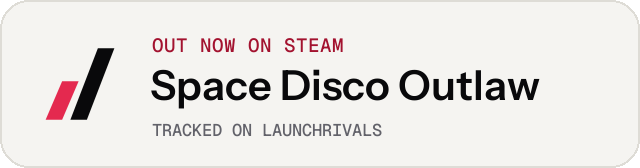 Light launch badge for Space Disco Outlaw