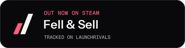 Dark launch badge for Fell & Sell