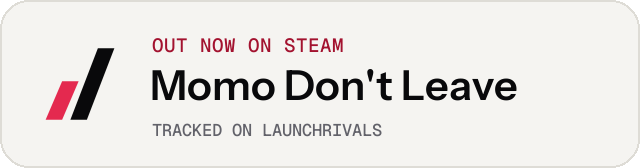 Light launch badge for Momo Don't Leave