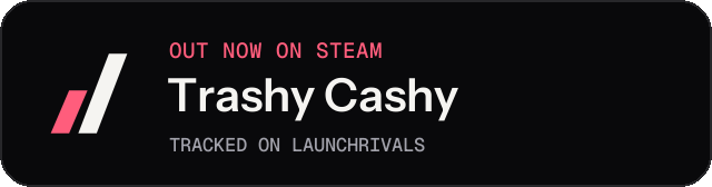 Dark launch badge for Trashy Cashy