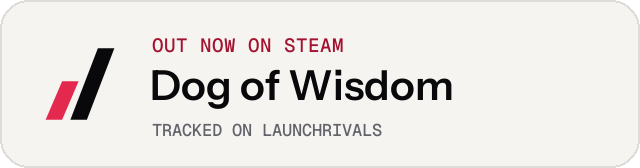 Light launch badge for Dog of Wisdom
