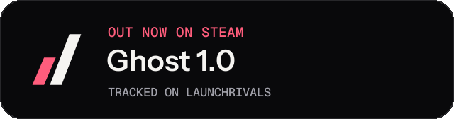 Dark launch badge for Ghost 1.0