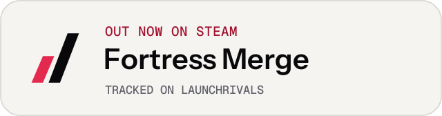 Light launch badge for Fortress Merge