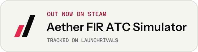Light launch badge for Aether FIR ATC Simulator