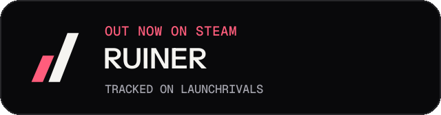 Dark launch badge for RUINER