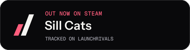 Dark launch badge for Sill Cats