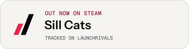 Light launch badge for Sill Cats
