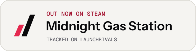 Light launch badge for Midnight Gas Station