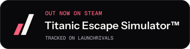 Dark launch badge for Titanic Escape Simulator™