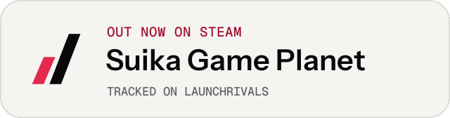 Light launch badge for Suika Game Planet