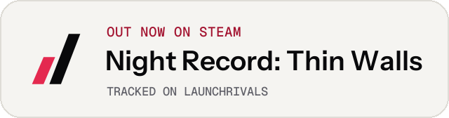 Light launch badge for Night Record: Thin Walls