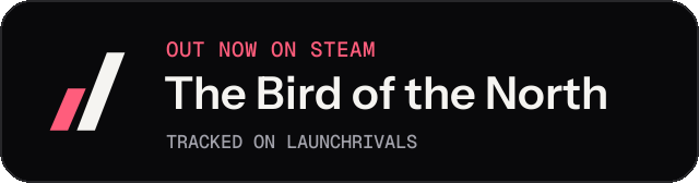 Dark launch badge for The Bird of the North