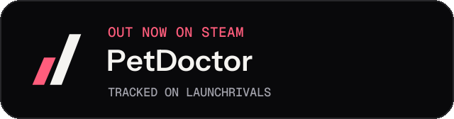 Dark launch badge for PetDoctor