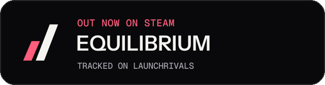 Dark launch badge for EQUILIBRIUM