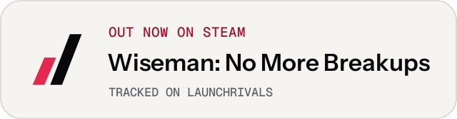 Light launch badge for Wiseman: No More Breakups