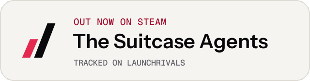 Light launch badge for The Suitcase Agents
