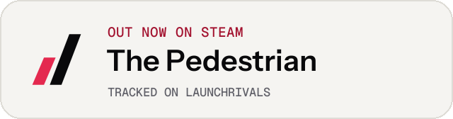 Light launch badge for The Pedestrian
