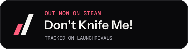 Dark launch badge for Don't Knife Me!