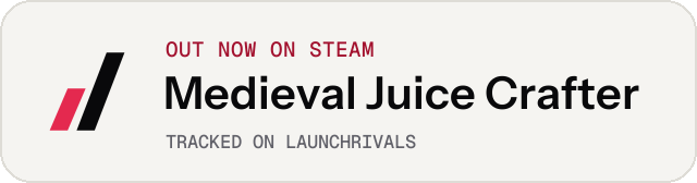 Light launch badge for Medieval Juice Crafter