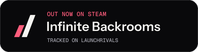Dark launch badge for Infinite Backrooms