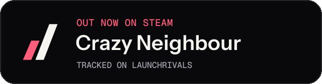 Dark launch badge for Crazy Neighbour