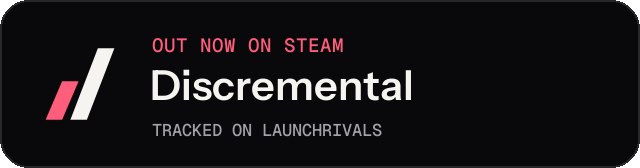 Dark launch badge for Discremental