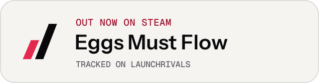 Light launch badge for Eggs Must Flow