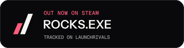 Dark launch badge for ROCKS.EXE