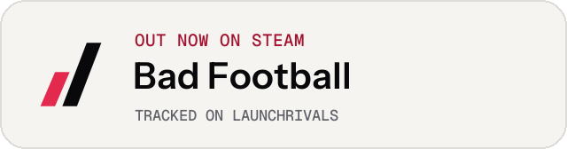 Light launch badge for Bad Football