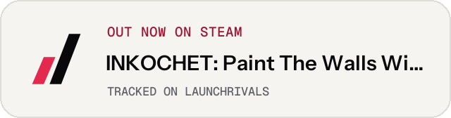 Light launch badge for INKOCHET: Paint The Walls With Your Arrows!