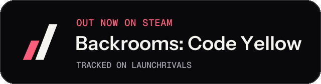 Dark launch badge for Backrooms: Code Yellow