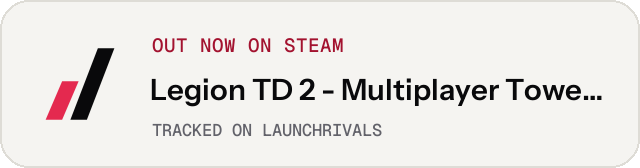 Light launch badge for Legion TD 2 - Multiplayer Tower Defense