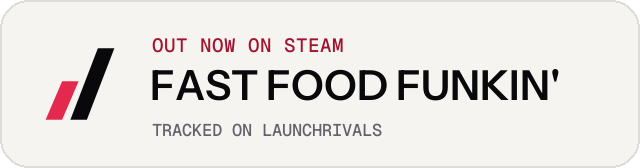 Light launch badge for FAST FOOD FUNKIN'