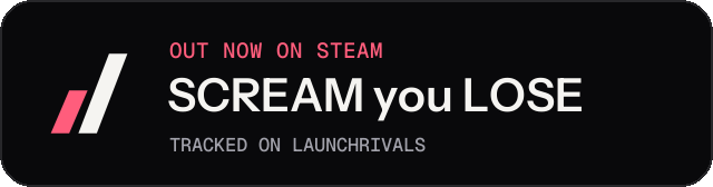 Dark launch badge for SCREAM you LOSE