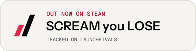Light launch badge for SCREAM you LOSE