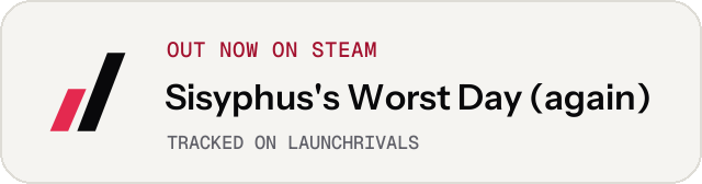 Light launch badge for Sisyphus's Worst Day (again)