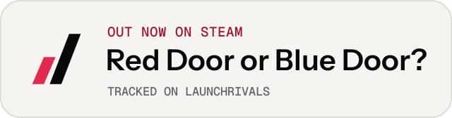 Light launch badge for Red Door or Blue Door?