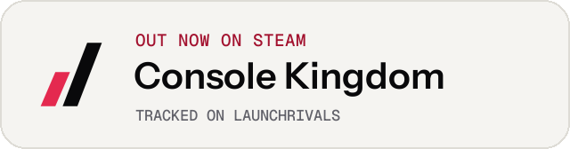 Light launch badge for Console Kingdom