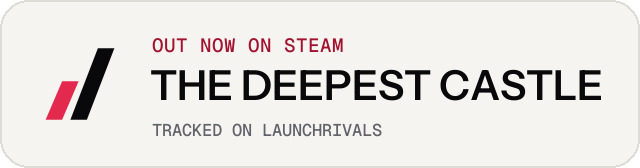 Light launch badge for THE DEEPEST CASTLE
