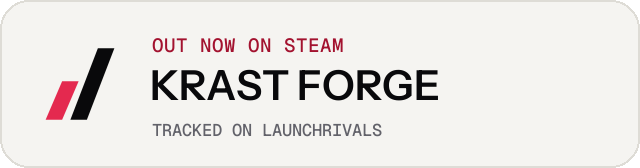Light launch badge for KRAST FORGE