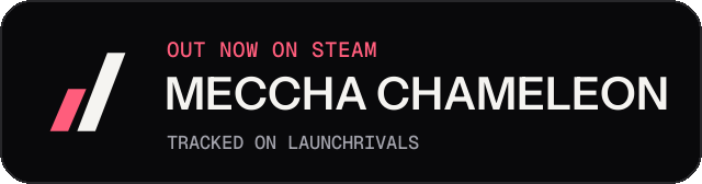 Dark launch badge for MECCHA CHAMELEON