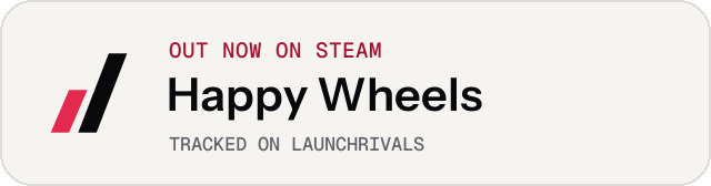 Light launch badge for Happy Wheels